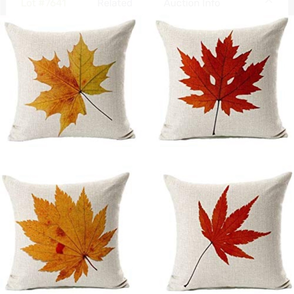 Fall pillow cases